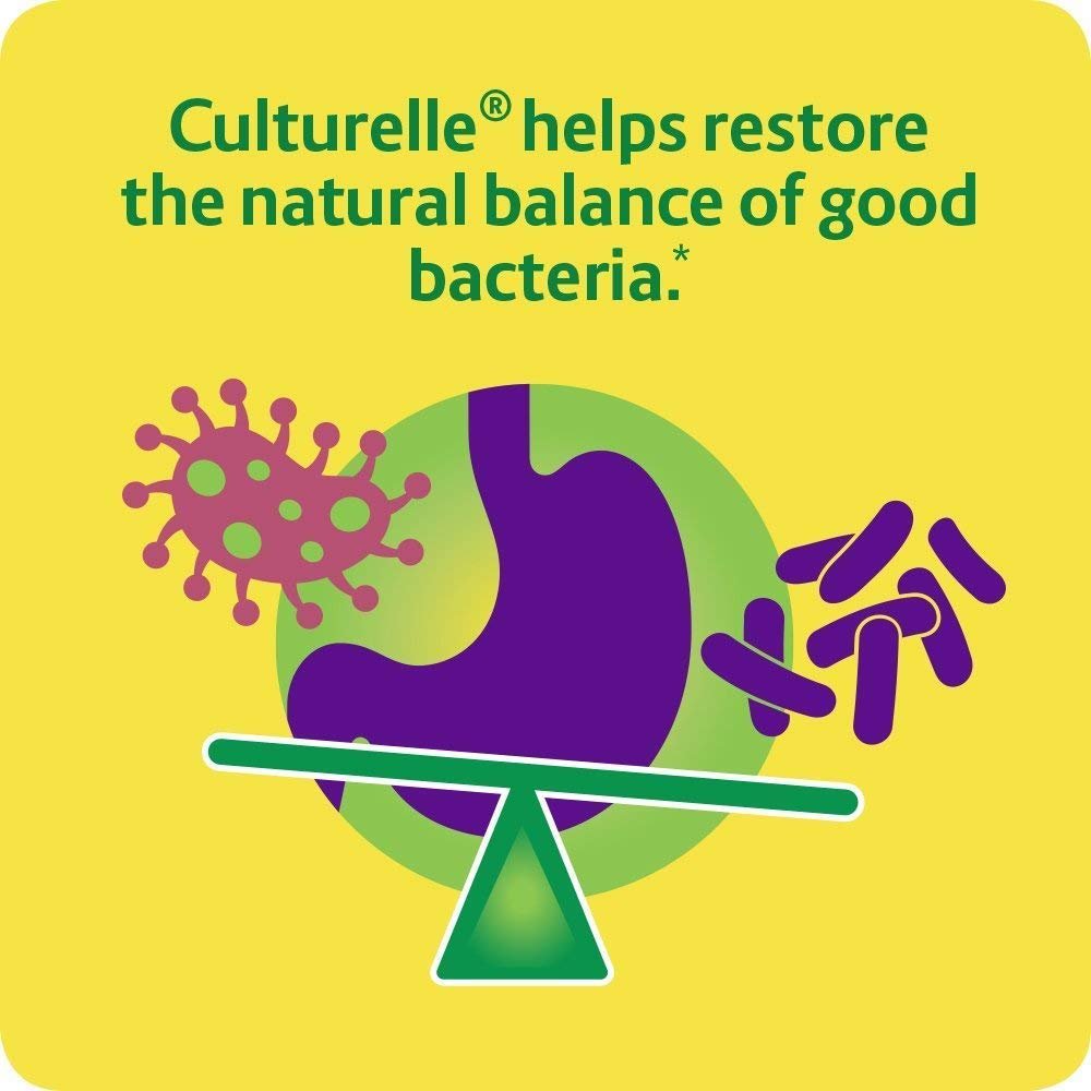 Culturelle Digestive Health Daily Probiotic Chewables, Probiotic For Men and Women, Most Clinically Studied Probiotic Strain, 10 Billion CFUs - Maple Wellness Supplements