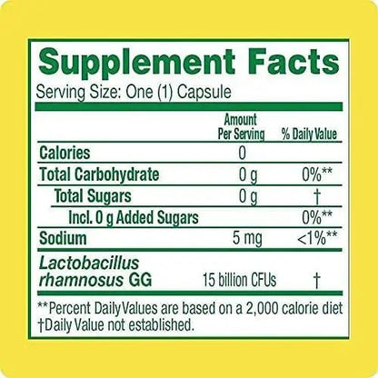 Culturelle Health & Wellness Daily Probiotic Supplement For Men & Women, Helps Support Your Immune System, Occasional Diarrhea, Gas & Bloating, 15 Billion CFUs, Non-GMO, 50 Count - Maple Wellness Supplements