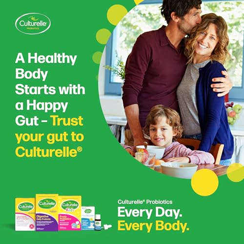 Culturelle Pro Strength Daily Probiotics For Digestive Health (2 Month Supply) with Prebiotics for Women & Men, Supports Occasional Diarrhea - Maple Wellness Supplements