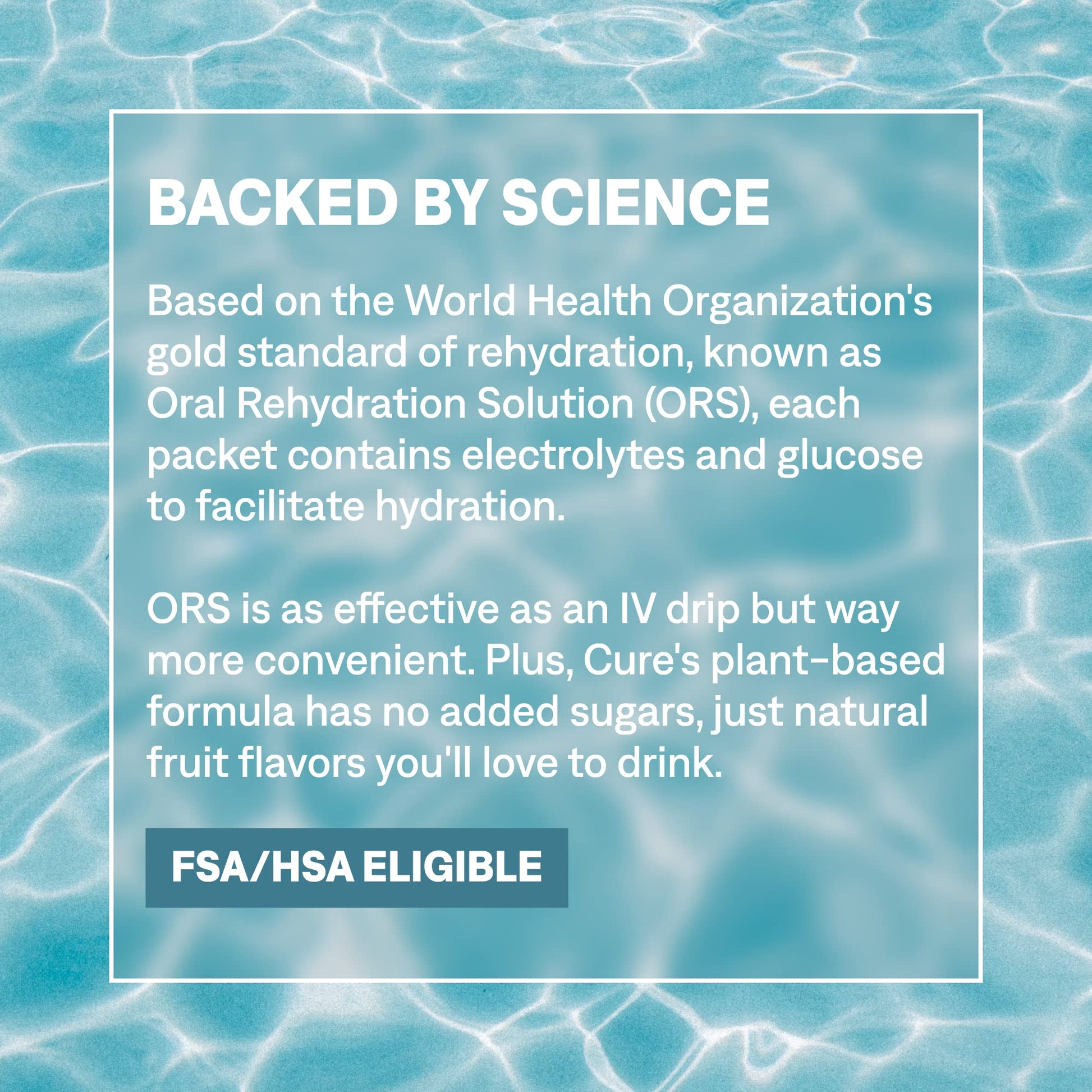 Cure Hydration | Plant-Based Electrolyte Drink Mix | No Added Sugar | FSA-HSA | Dehydration Relief Powder Made with Coconut Water | Non-GMO | Vegan - Maple Wellness Supplements