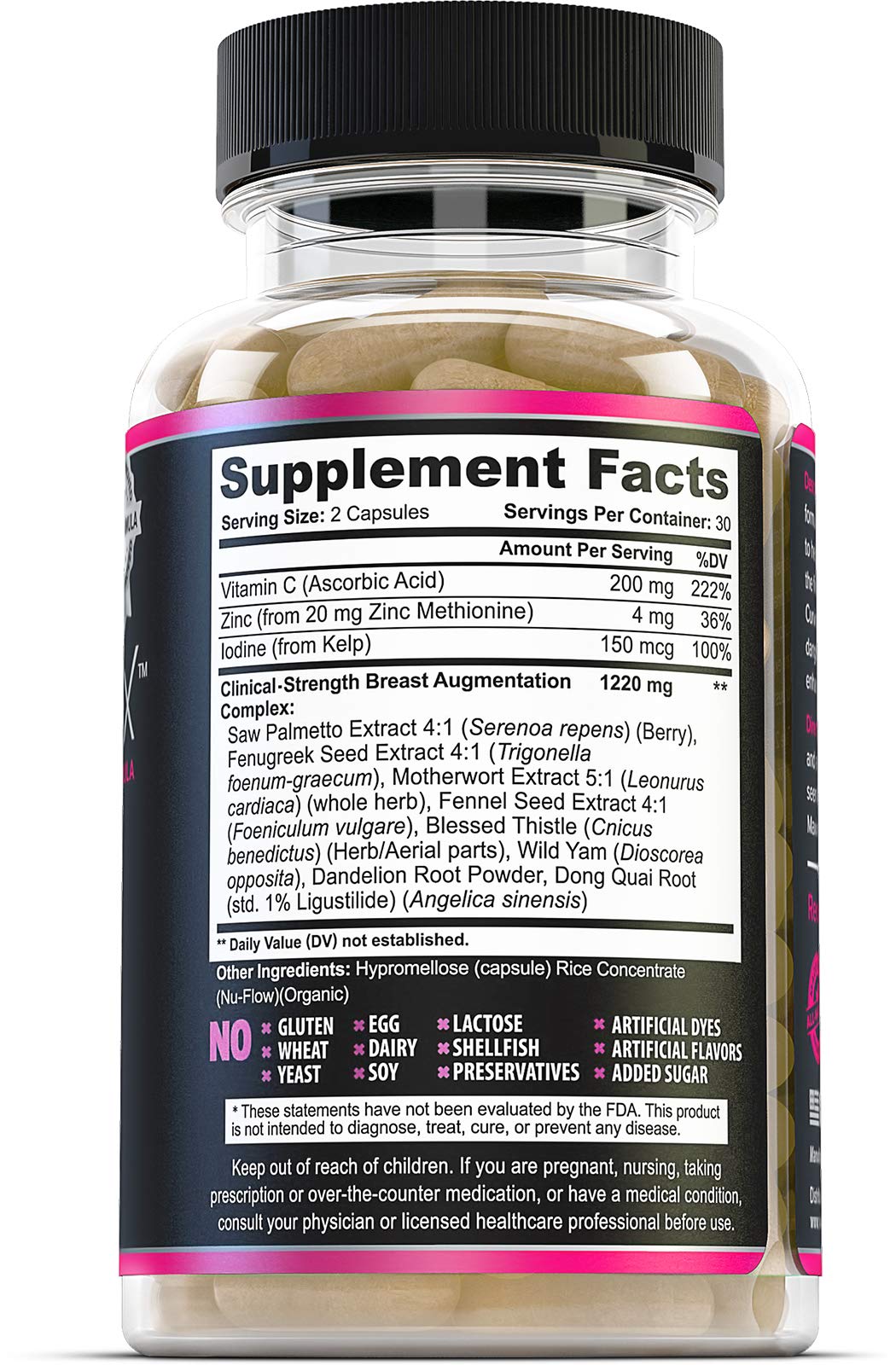 CURVINEXX (3 Bottles) - Natural Breast Toning and Firming Supplement. Lift, Firm and Enhance your Bust Naturally... - Maple Wellness Supplements