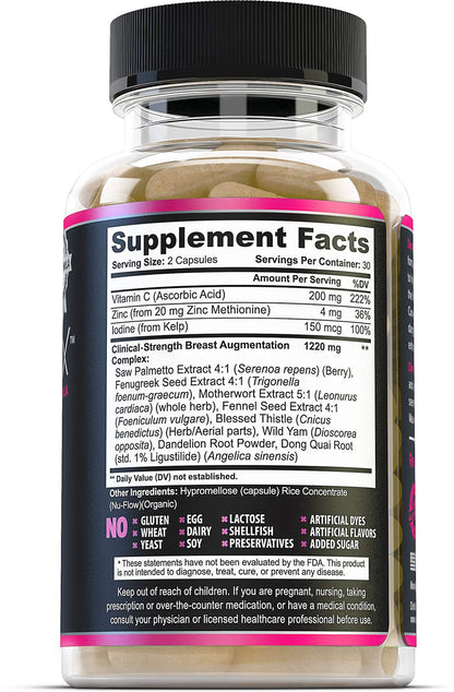 CURVINEXX (3 Bottles) - Natural Breast Toning and Firming Supplement. Lift, Firm and Enhance your Bust Naturally... - Maple Wellness Supplements