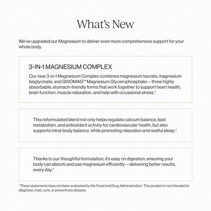 Cymbiotika Liposomal Magnesium Complex – Promotes Relaxation, Restful Sleep, and Heart & Brain Health – Highly Absorbable 3-in-1 Formula - Maple Wellness Supplements