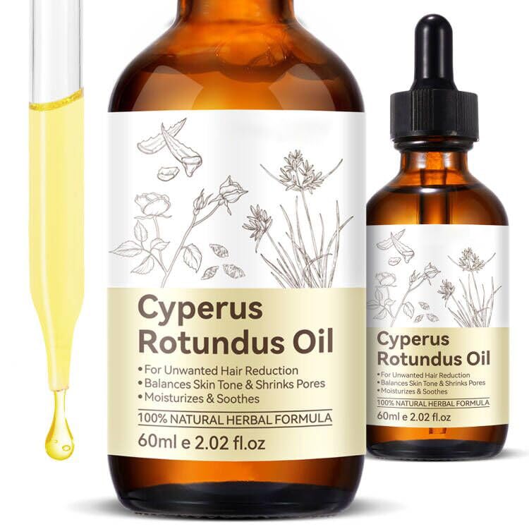 Cyperus Rotundus Oil, Natural for Reducing Body Hair Growth, Cyperus Rotundus Oil for Hair - Maple Wellness Supplements
