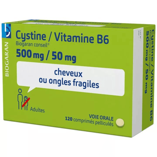 Cystine Vitamin B6 BIOGARAN CONSEIL - 120 CAPS - Maple Wellness Supplements