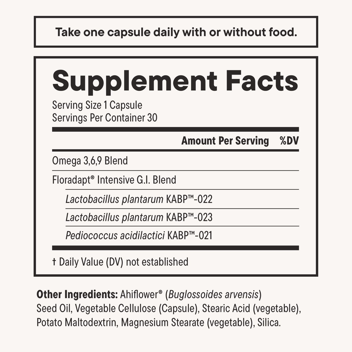Daily Nouri Digestive Support Probiotics for Women & Men | Bloating & Gas Relief | 3 Clinically Studied Strains + Omega | 30-Day Supply - Maple Wellness Supplements