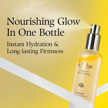 d'alba Piedmont Italian White Truffle First Aromatic Spray Serum, Fragrant VEGAN Glowy Antioxidant Face Mist - Maple Wellness Supplements