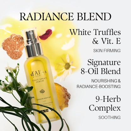 d'alba Piedmont Italian White Truffle First Spray Serum, Vegan Skin Care, Light-weight Face - Maple Wellness Supplements