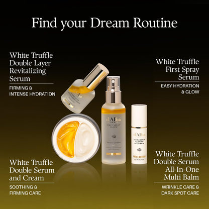 d'alba Piedmont White Truffle Double Serum All-in-one Multi Balm, Stick Balm, Vegan Skincare with Vitamin C and Vegan Collagen - Maple Wellness Supplements