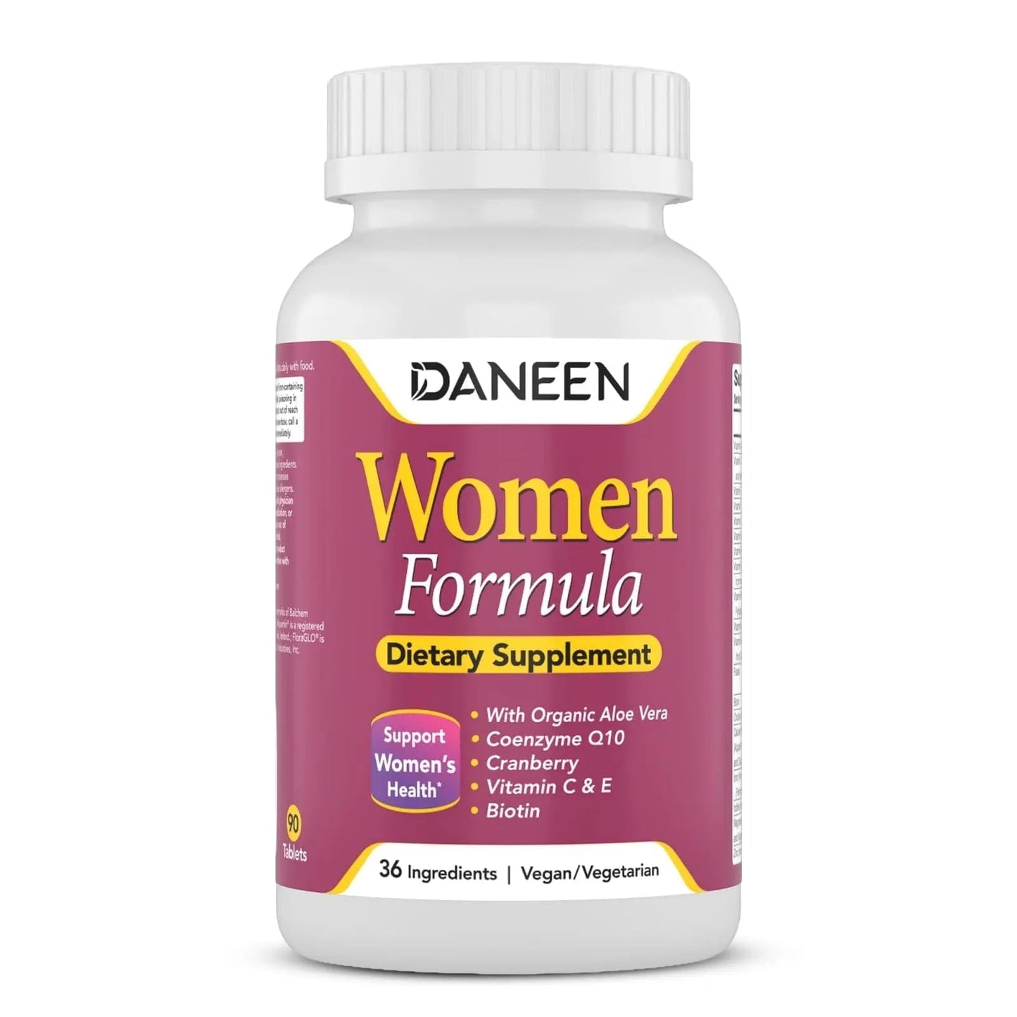 DANEEN Daily Multivitamin for Women - 36 Essential Ingredients - 90 Tablets - Vitamins for Women Multivitamin - Maple Wellness Supplements