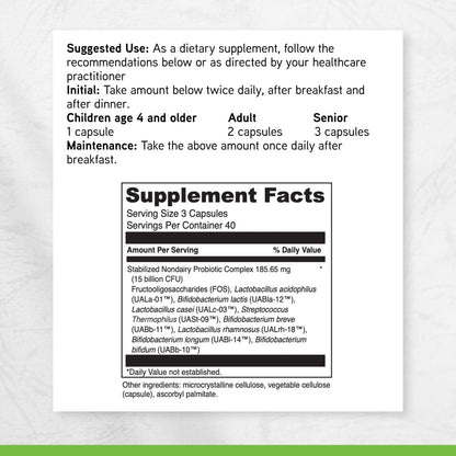 DAVINCI Labs Mega Probiotic ND - Non-Dairy Probiotic Supplement Supports Gut, Digestive & Brain Health* - Gut Health Support Supplement - Maple Wellness Supplements