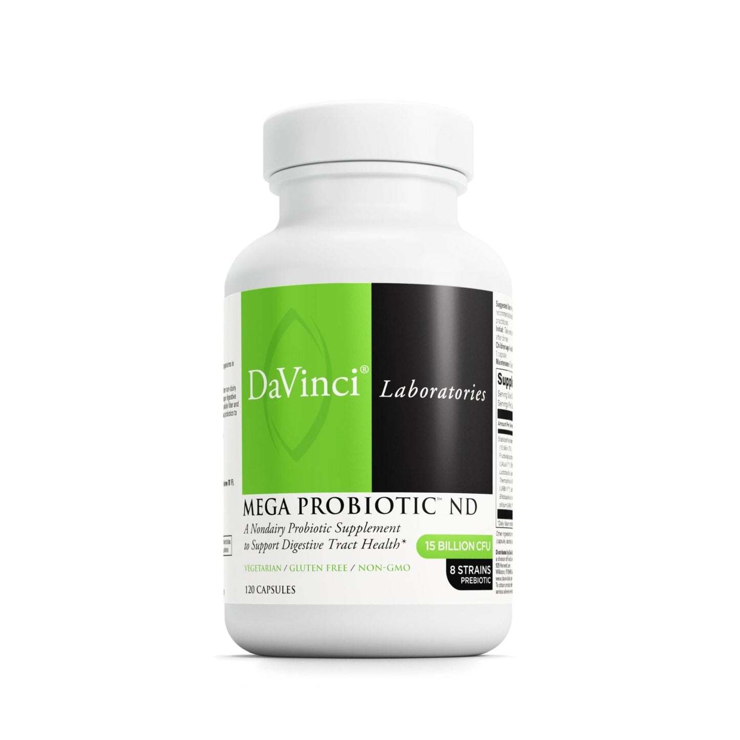 DAVINCI Labs Mega Probiotic ND - Non-Dairy Probiotic Supplement Supports Gut, Digestive & Brain Health* - Gut Health Support Supplement - Maple Wellness Supplements