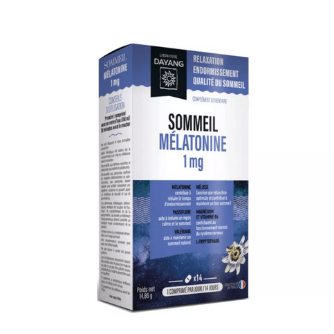 DAYANG Sommeil Plantes + Melatonine 14 comprimés - Maple Wellness Supplements
