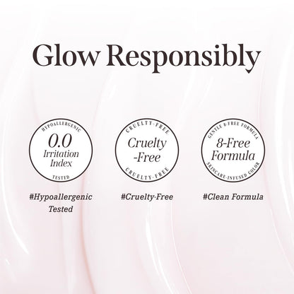 DEARDAHLIA Prime Layer Skin Prep - Vegan Makeup Primer, Lightweight & Hydrating for Long-Lasting Makeup, Smooth, Glowing Skin. Korean Base Prep. Artificial fragrance free. 1.35 oz - Maple Wellness Supplements