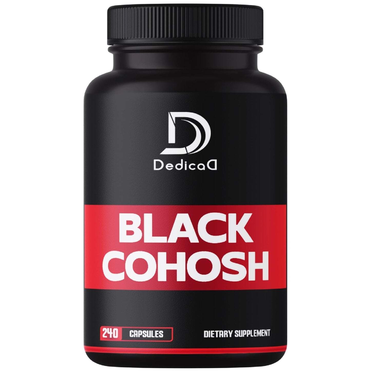 DEDICAD 1000mg Black Cohosh for Menopause Hot Flashes - 240 Capsules for 4-Month Supply - Support for Body Management, Women's Health & Immune System - Maple Wellness Supplements