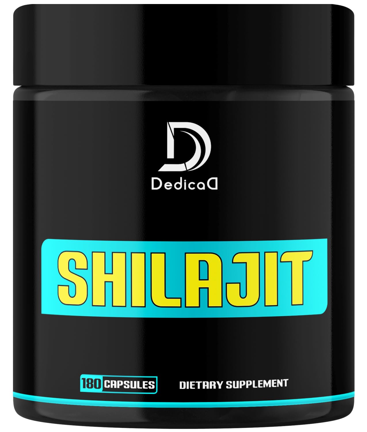 DEDICAD 1000Mg Shilajit Capsules - 180 Counts - Shilajit Supplement for Body Balance, Heart, Brain & Immune Health Support - Contains Natural Fulvic, Humic Acid & 85 Others - Maple Wellness Supplements