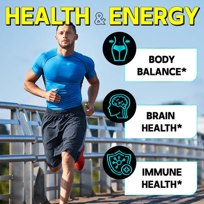 DEDICAD 1000Mg Shilajit Capsules - 180 Counts - Shilajit Supplement for Body Balance, Heart, Brain & Immune Health Support - Contains Natural Fulvic, Humic Acid & 85 Others - Maple Wellness Supplements