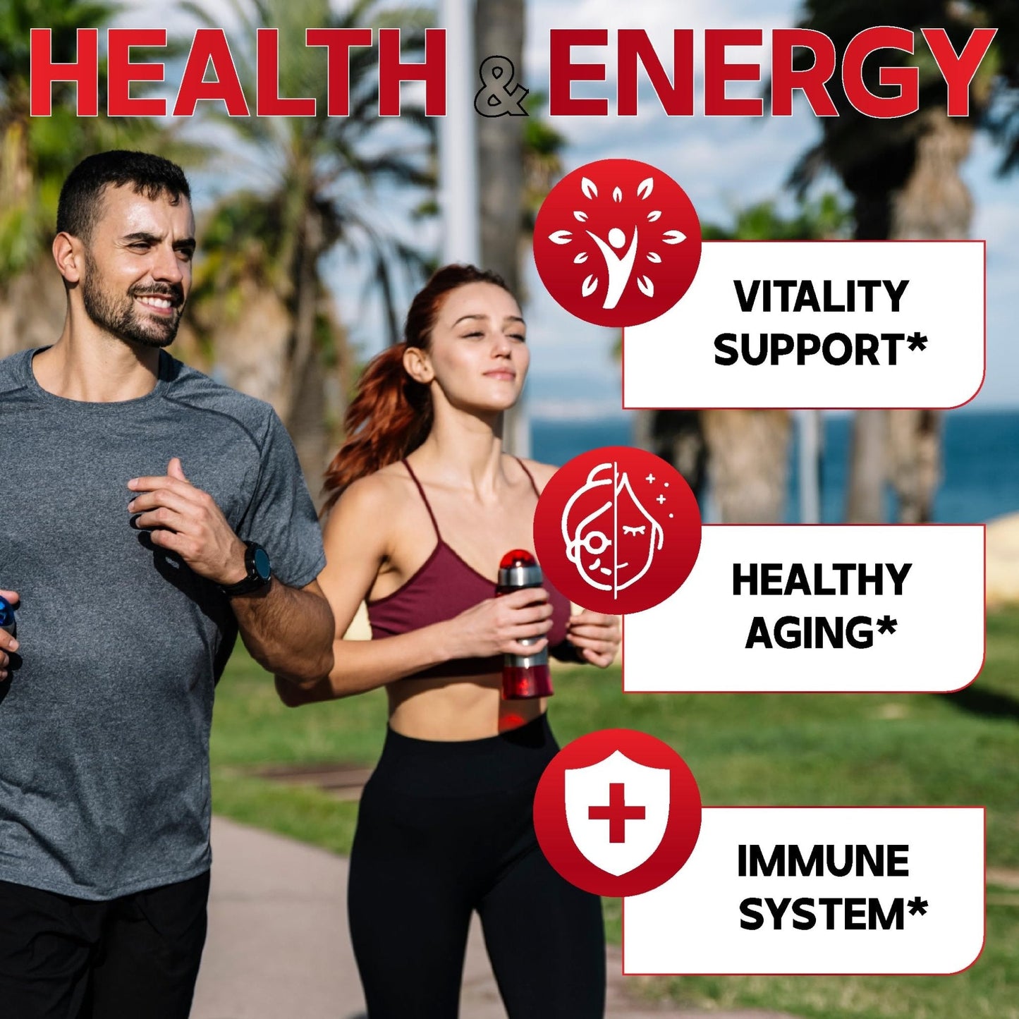 DEDICAD NAD Supplement with Nicotinamide Riboside, Trans-Resveratrol, Quercetin - Cellular Energy & Repair, Vitality, Healthy Aging - 60 Count - Maple Wellness Supplements