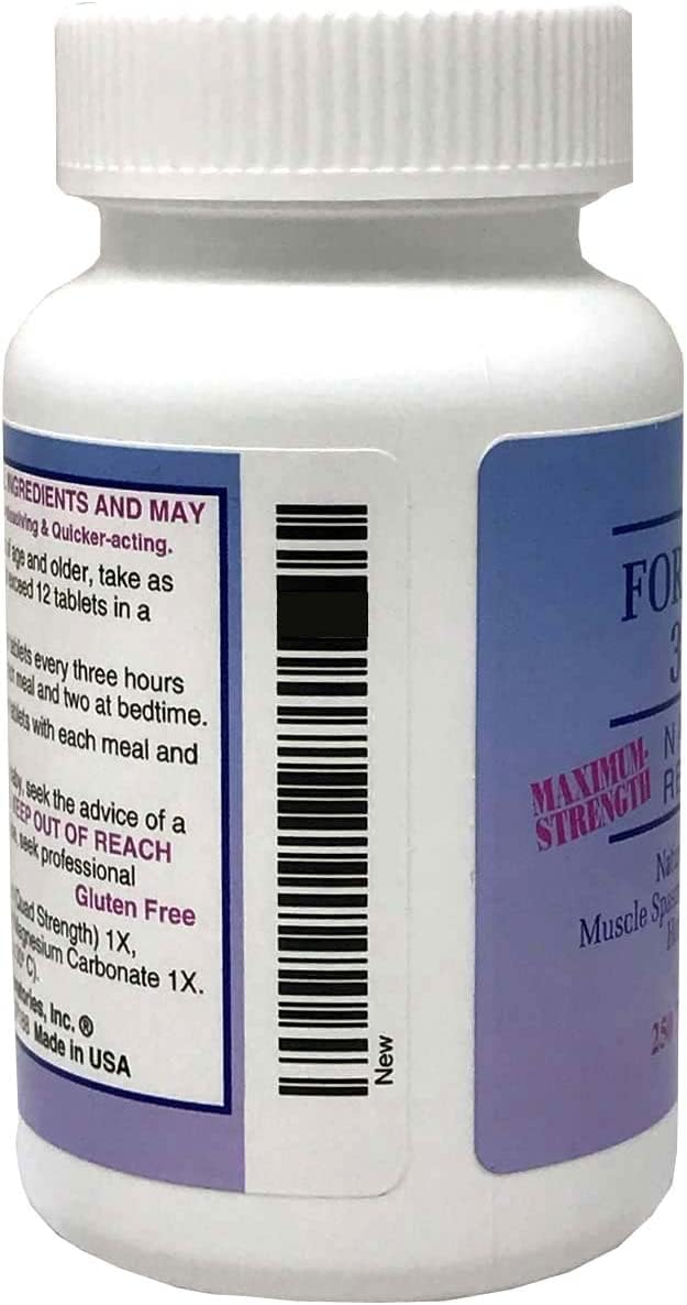 Dee CEE Labs Formula 303 Maximum Strength Tablets, 90 Tablets; All-Natural containing Magnesium for Sore Muscles - Maple Wellness Supplements