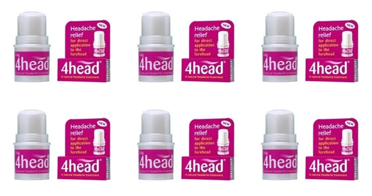 Dendron 4Head Headache Treatment 3.6.g - Pack of 6 - Maple Wellness Supplements