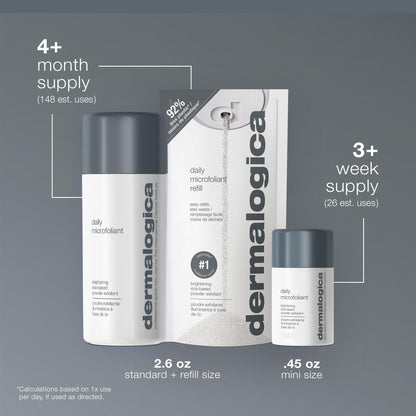 Dermalogica Daily Microfoliant, Face Exfoliator Scrub Powder with Salicylic Acid and Papaya - Maple Wellness Supplements