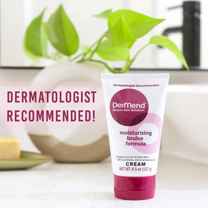 Dermend Arnica Bruise Cream with Vitamin K - Moisturizer for Bruising on Arms, Legs & Hands - 4.5 Oz - Maple Wellness Supplements
