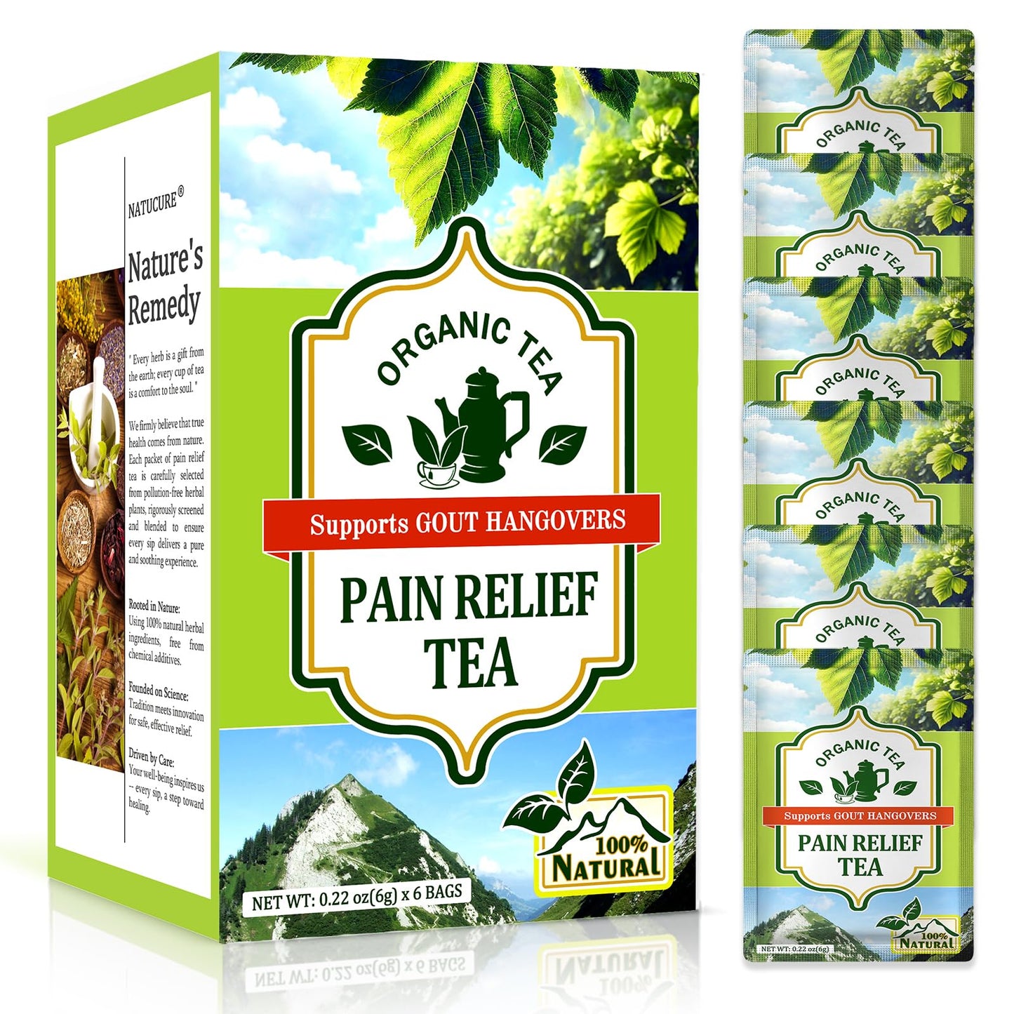 DERMFREE Natural Soothing Instant Formula for Nerve & Joint Health, Fast-Acting Migraine Relief, Nerve Savior for Neuropathy - Maple Wellness Supplements