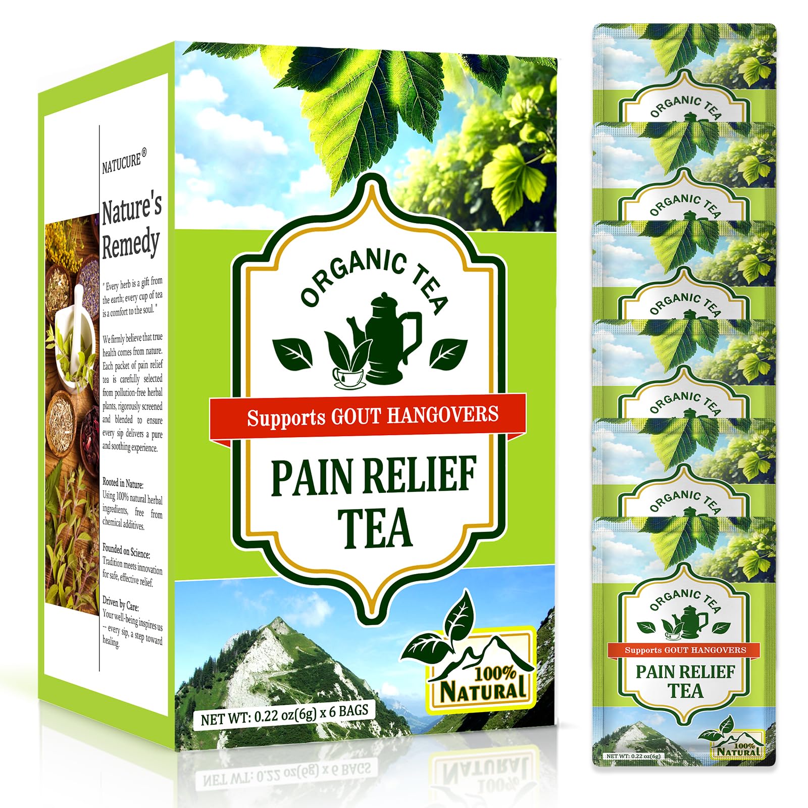 DERMFREE Natural Soothing Instant Formula for Nerve & Joint Health, Fast-Acting Migraine Relief, Nerve Savior for Neuropathy - Maple Wellness Supplements