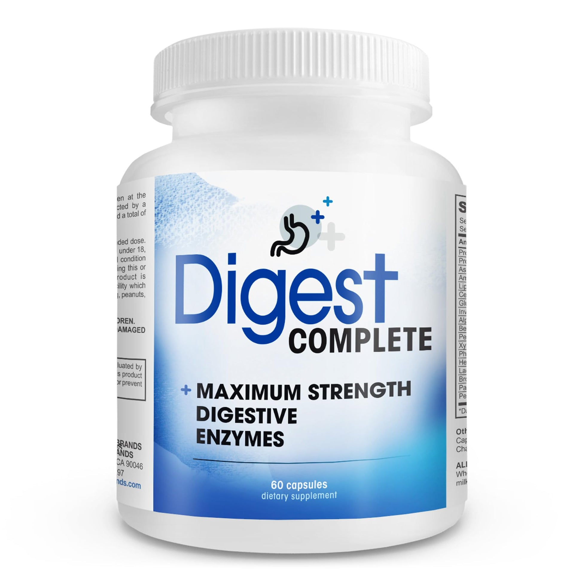 Digest Complete 2-in-1 Probiotic Digestive Enzymes, 60 Capsules - Maple Wellness Supplements