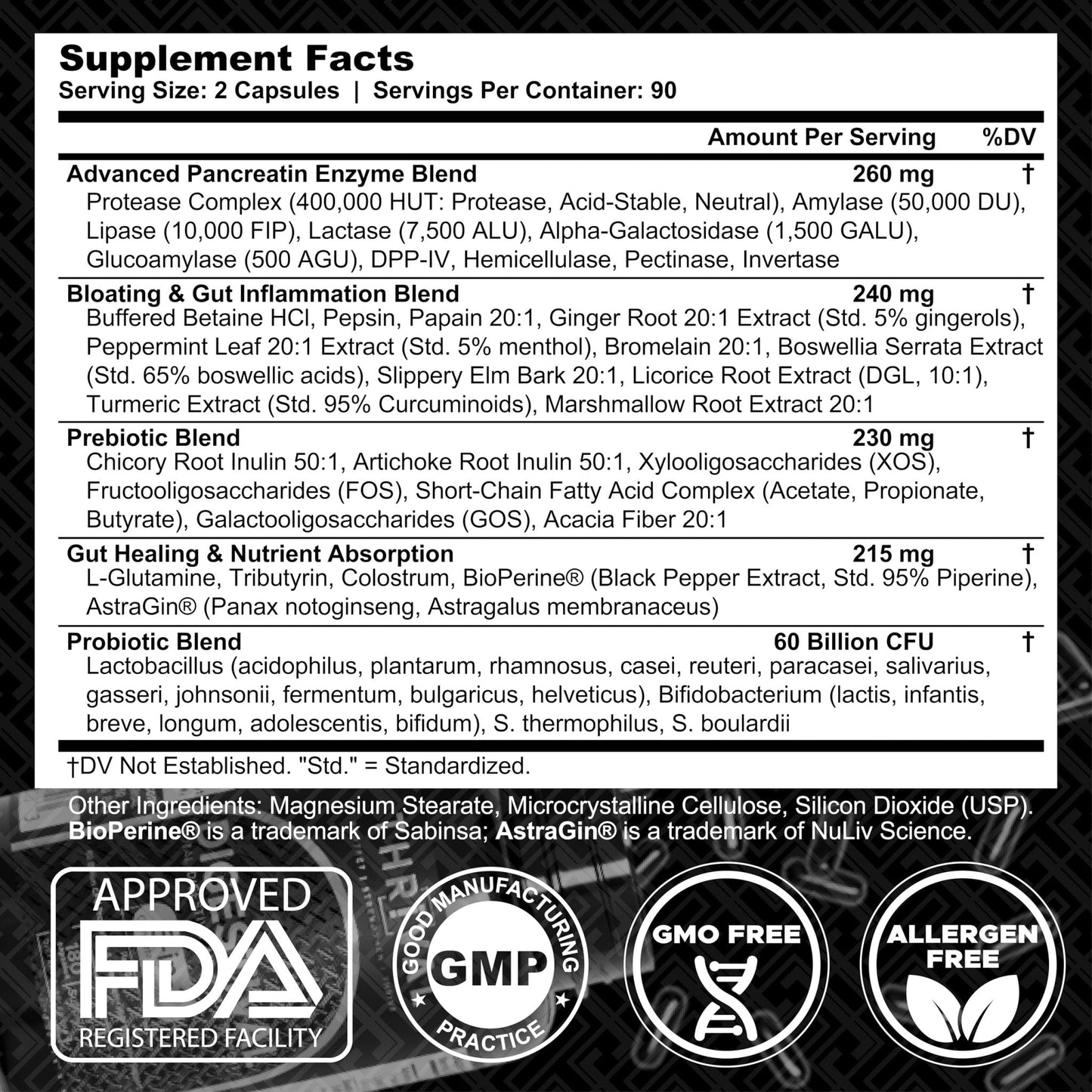 DIGESTIVAL 5-in-1 Gut Health Formula: Probiotics, Prebiotics, Enzymes, Gut Healing & Bloat Relief with 53 Ingredients, 60 Billion CFU, and Advanced Support for IBS, - Maple Wellness Supplements