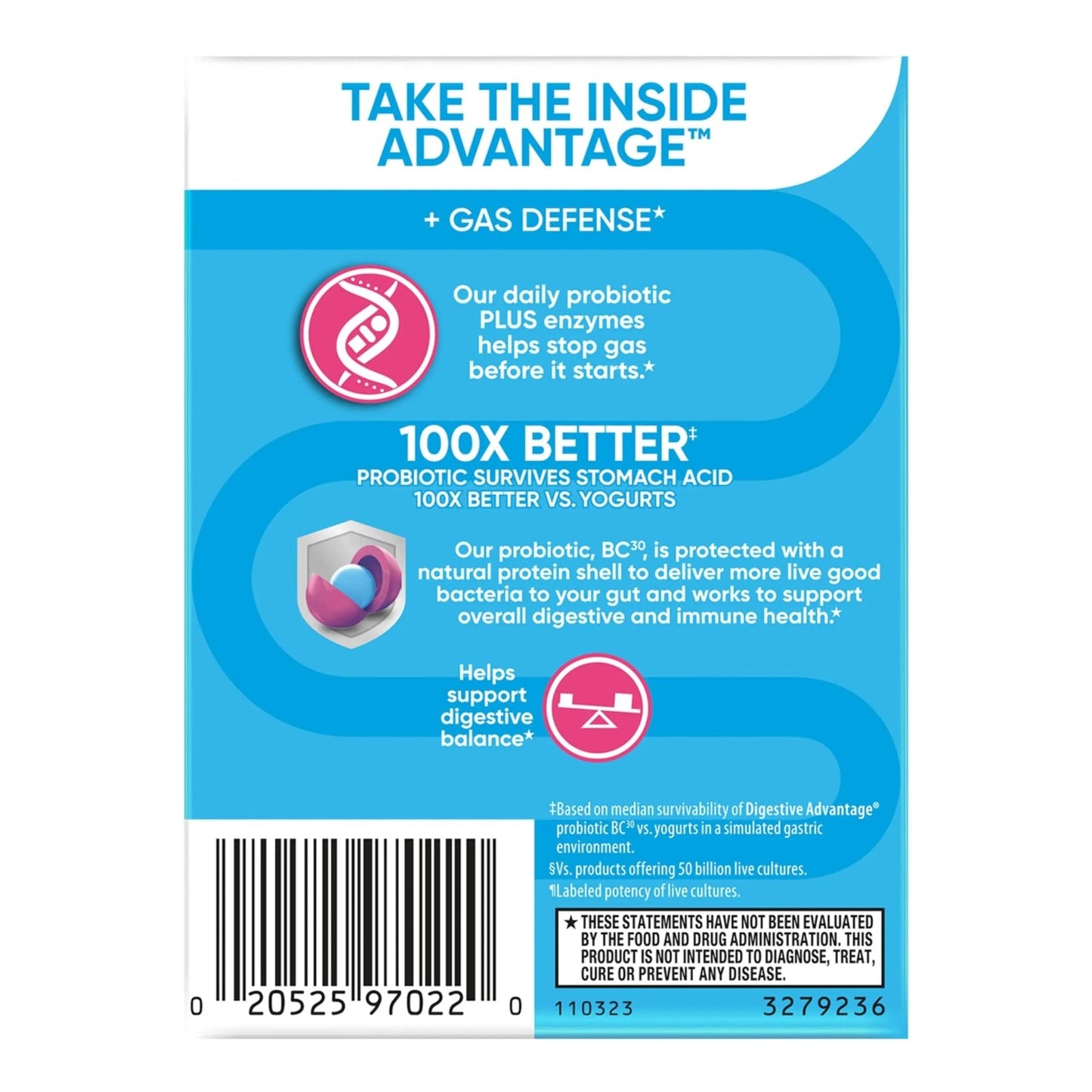 Digestive Enzyme and Probiotic Capsule- Digestive Advantage 32 Capsules, Survives 100x Better than regular 50 billion CFU, Breaks down food, helps prevent gas - Maple Wellness Supplements