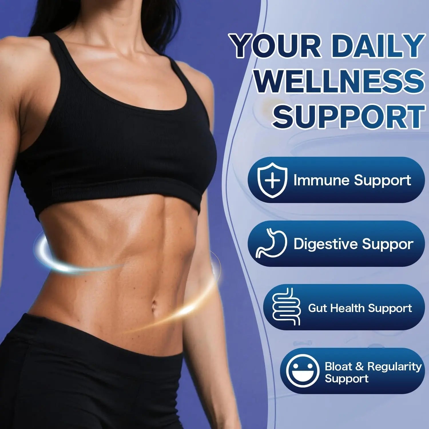 Digestive Enzymes Postbiotics Prebiotics Probiotics for Women Men, 200 Billion CFU 36 Probiotic Strains - Complete Gut, Digestive, Regularity, Gas, Bloating & Immune Support Supplement, Vegan, 60 Days - Maple Wellness Supplements