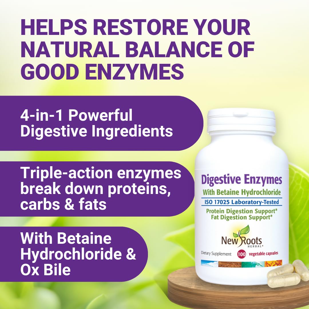 Digestive Enzymes with Ox Bile and Betaine HCl (100 Caps) Ox Bile Supplements for No Gallbladder with Papain & Pepsin A | Pancrease Cleanse & Detox - Maple Wellness Supplements