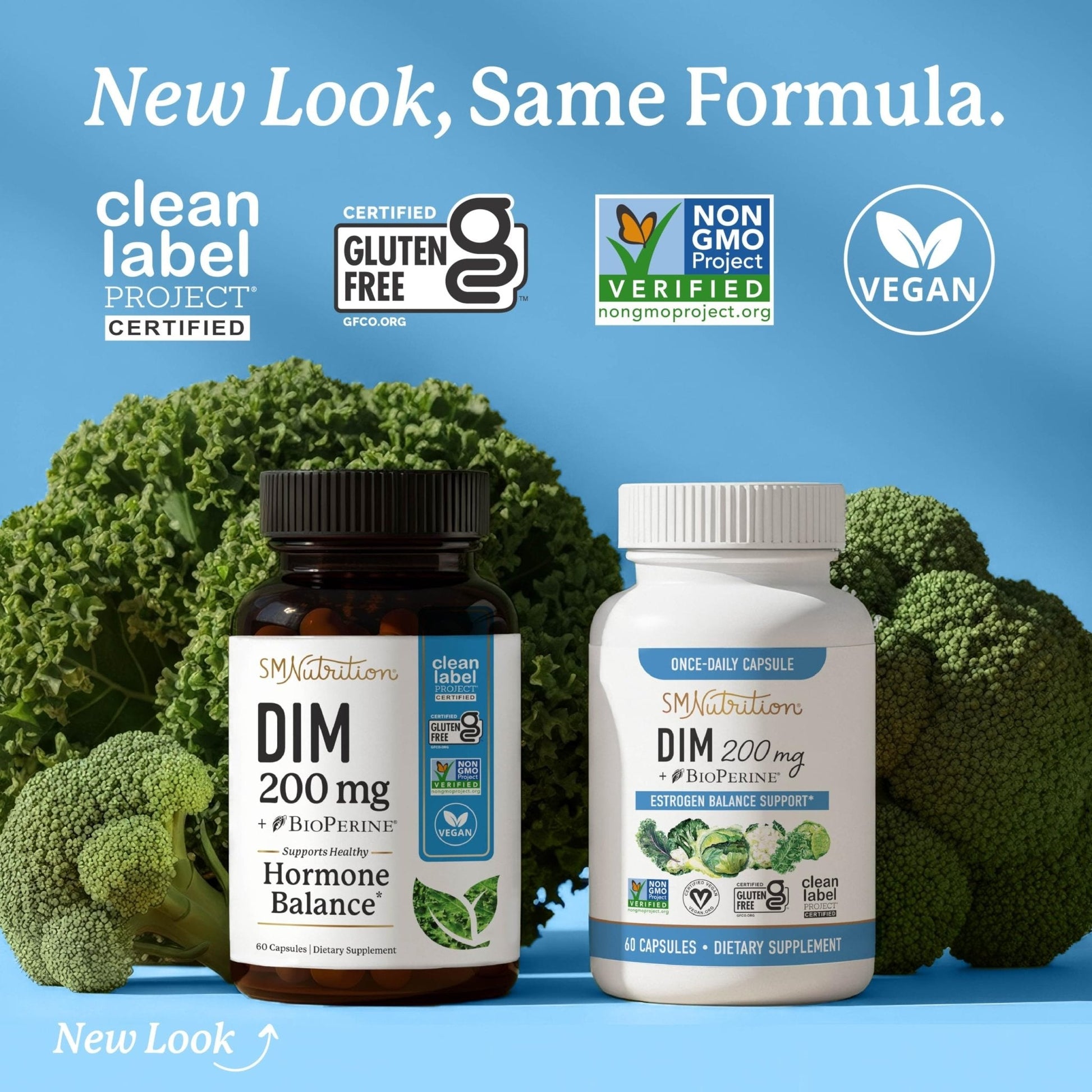 DIM Supplement 200 mg | Estrogen Balance for Women & Men | Hormonal Acne, Hormone Balance, Menopause & Antioxidant Support | Clean Label Project Certified - Maple Wellness Supplements