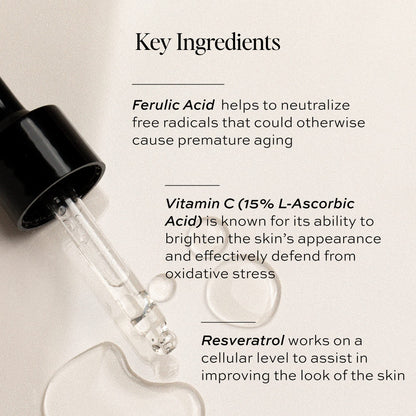 DIME Beauty Hyper Glow Treatment Vitamin C Serum Dark Spot Remover for Face Brightening Hydrating Antioxidant Vitamin C Serum for Face with Ferulic Acid Resveratrol Hyaluronic Acid Aloe 1 oz / 30 ml - Maple Wellness Supplements