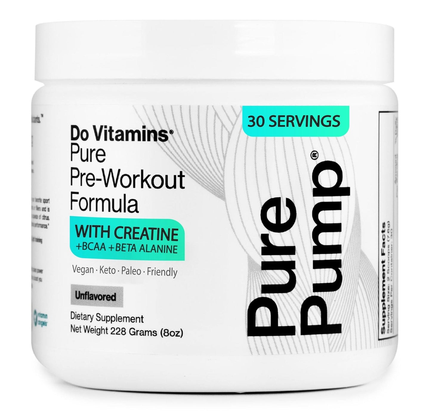Do Vitamins PurePump Clean Pre Workout Powder for Men & Women - Preworkout with Creatine BCAA - Clean Energy Pre-Workout - All Actives. Zero fillers. - Maple Wellness Supplements