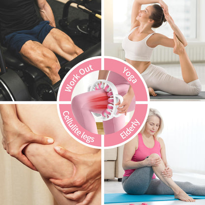 Docemel Lymphatic Drainage Massager Roller–Fascia Blaster Tool for Legs,Thighs,and Calves –Deep Tissue Body Sculpting and Anti-Cellulite Massager Tool - Maple Wellness Supplements