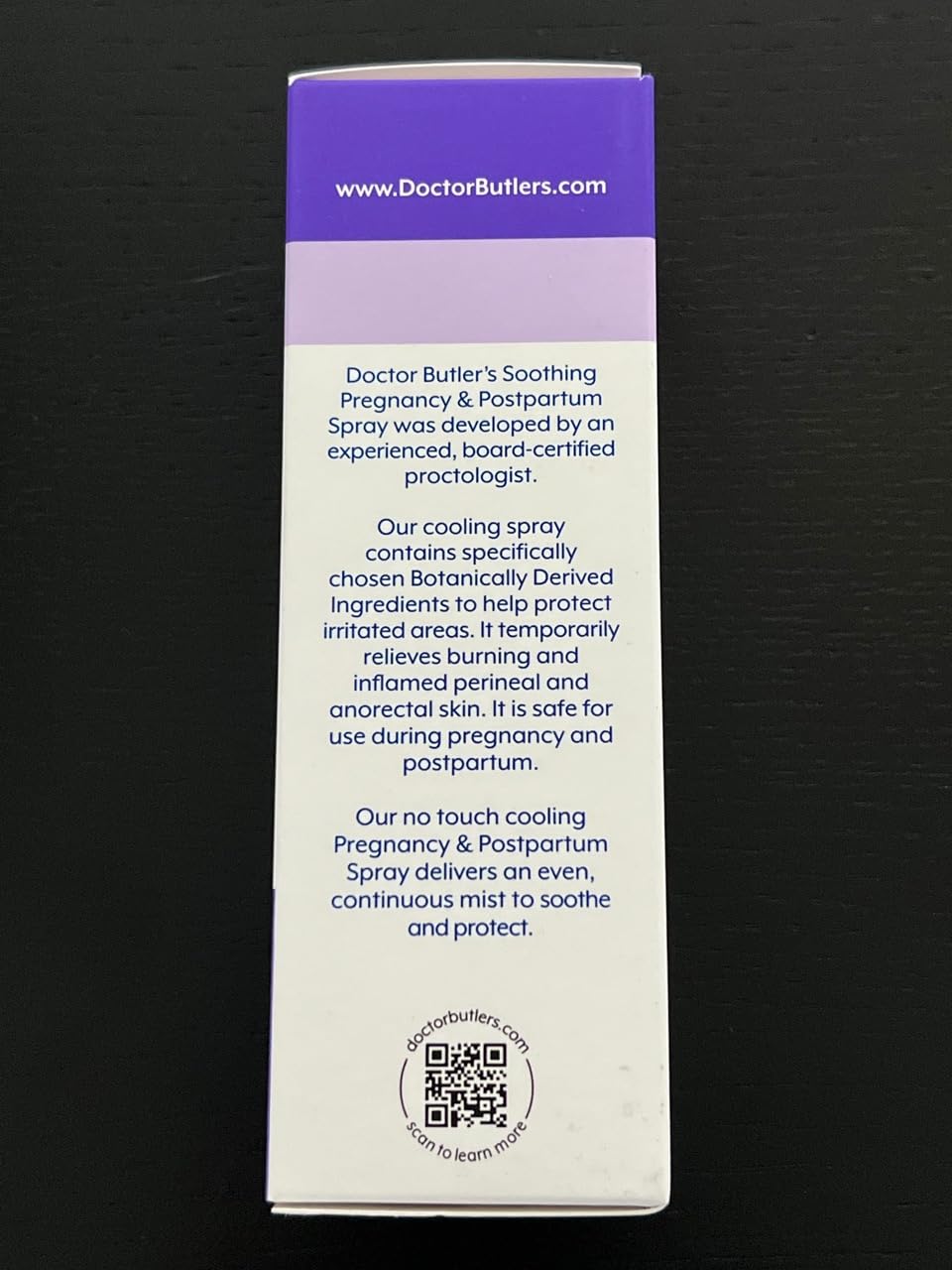 Doctor Butler's Pregnancy & Postpartum Spray - Perineal Spray and Hemorrhoid Treatment with Aloe and Chamomile, Pregnancy Support and Postpartum Essentials, Paraben Free (3oz) - Maple Wellness Supplements