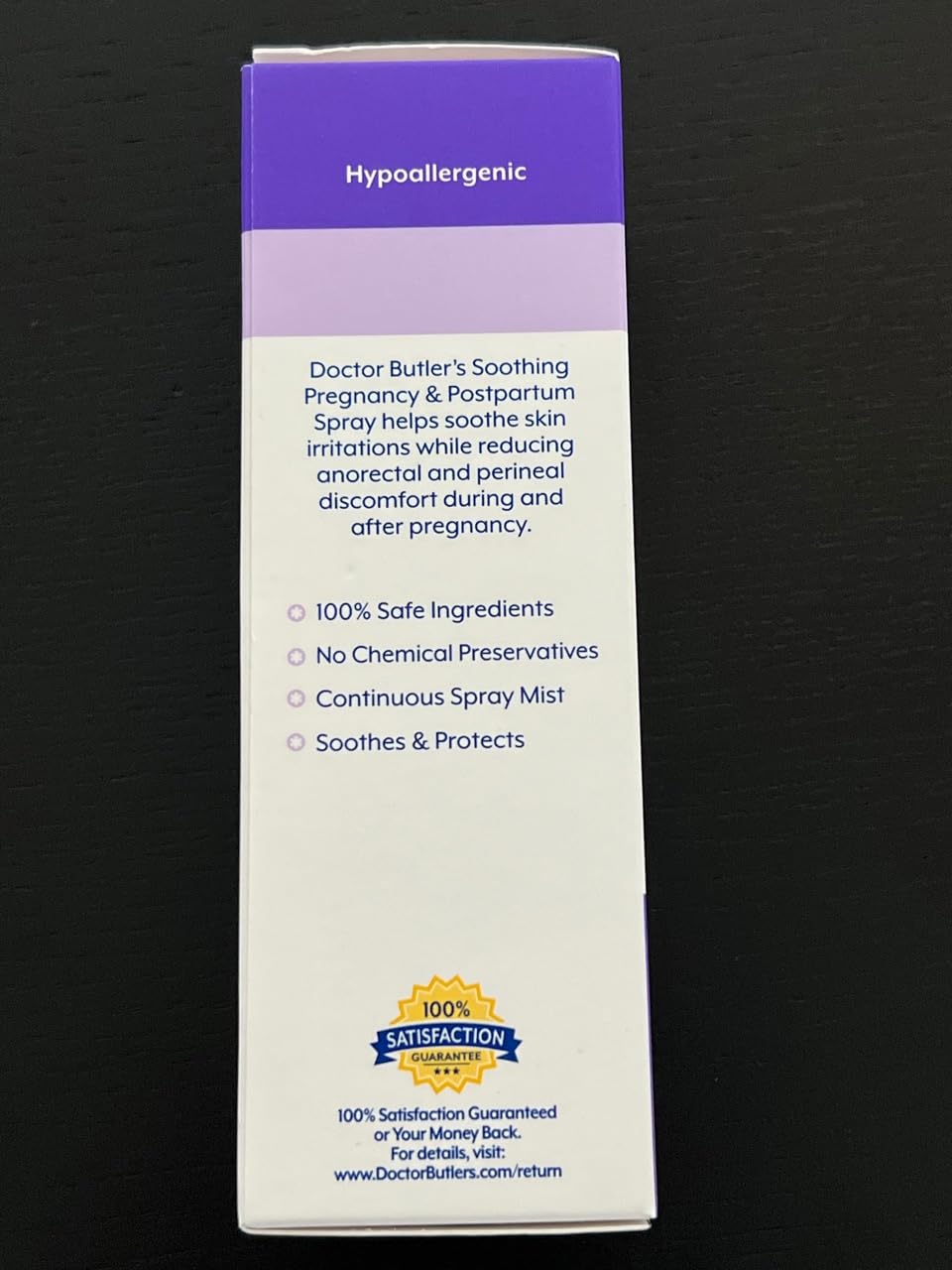 Doctor Butler's Pregnancy & Postpartum Spray - Perineal Spray and Hemorrhoid Treatment with Aloe and Chamomile, Pregnancy Support and Postpartum Essentials, Paraben Free (3oz) - Maple Wellness Supplements