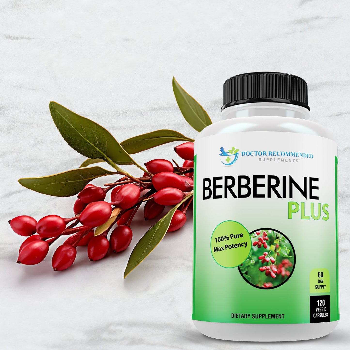 DOCTOR RECOMMENDED SUPPLEMENTS Plus 1200mg Per Serving - 120 Veggie Capsules with Royal Jelly - Maple Wellness Supplements
