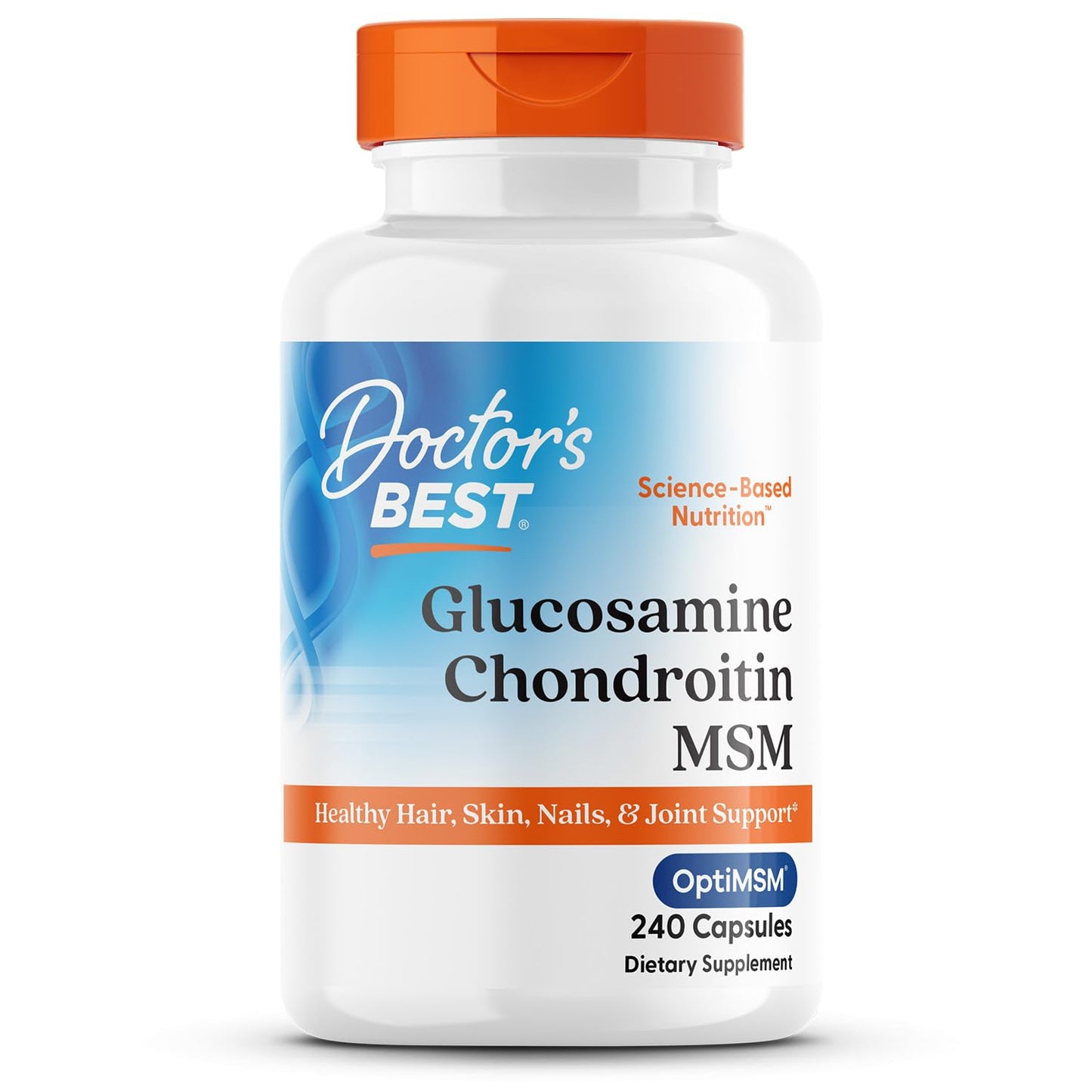 Doctor's BEST Glucosamine Chondroitin MSM - Joint Health Support Supplement for Women & Men, Nutritional Support for Joint Strength, Hair, Skin, & Nails - Maple Wellness Supplements