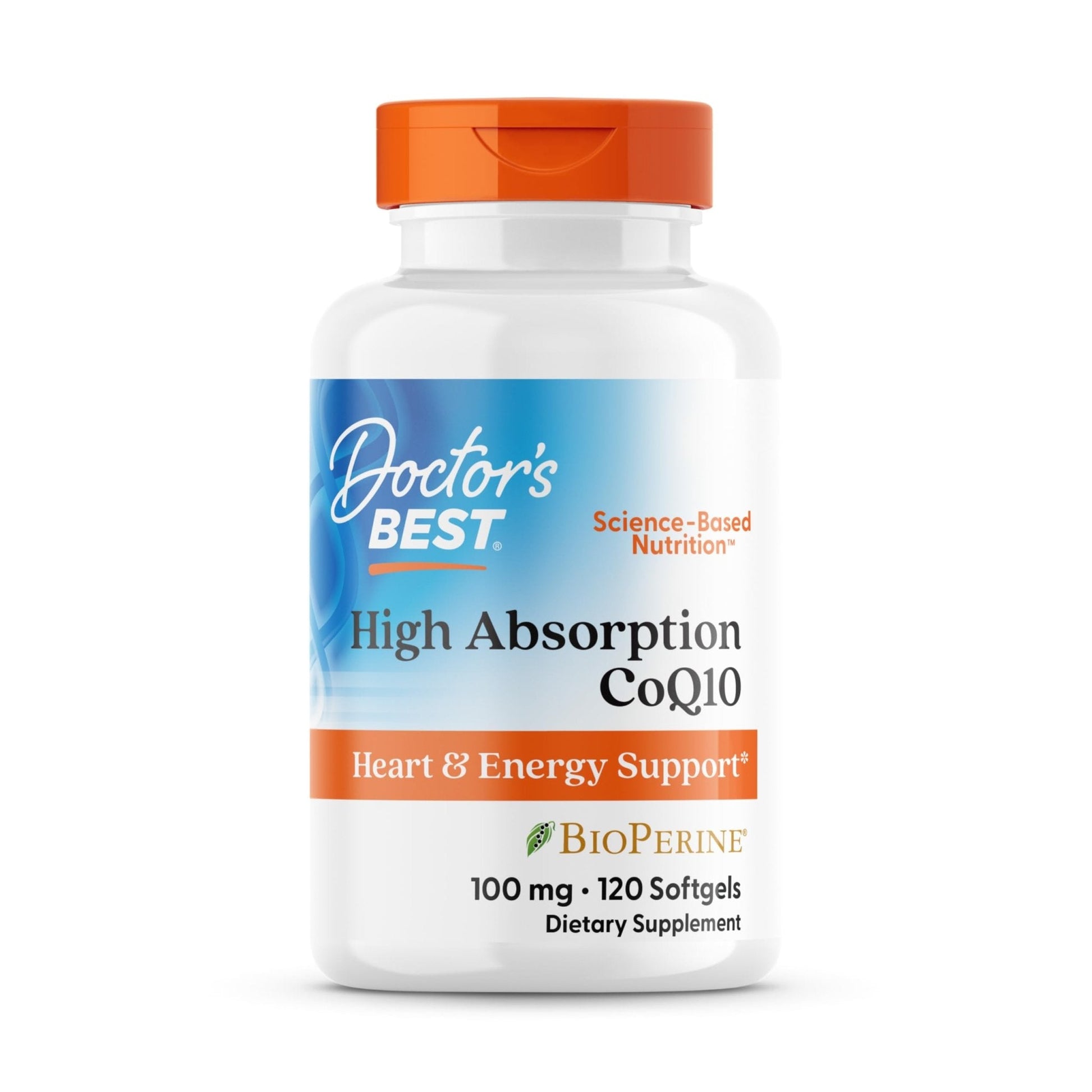 Doctor's Best High Absorption CoQ10 with BioPerine Supplement - Coenzyme Q10 Softgels for Heart Health & Antioxidant Support, Naturally Fermented CoQ10 100mg - Maple Wellness Supplements