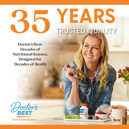 Doctor's Best L-Theanine Contains Suntheanine, Helps Reduce Stress & Sleep, Non-GMO, Gluten Free, Vegan, 150 mg (DRB-00197), 90 Count - Maple Wellness Supplements