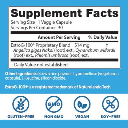 Doctors Best Menopause Spectrum, Broad Spectrum Menopausal Support, Non-GMO, Gluten Free, Soy Free, Vegan 30 Veggie Caps - Maple Wellness Supplements