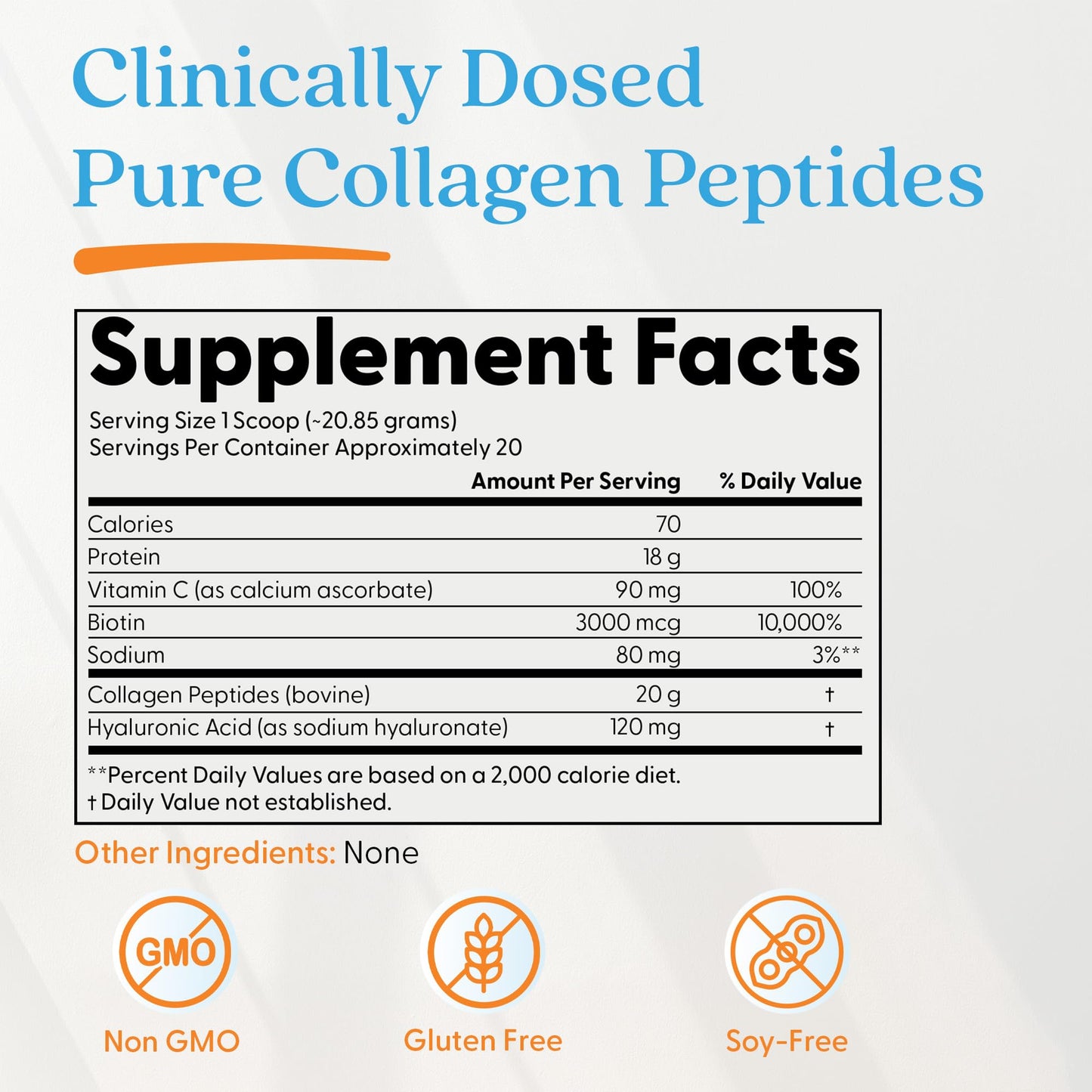 Doctor's BEST Pure Collagen Peptides w/Hyaluronic Acid - Collagen Powder Supplement for Women & Men, Unflavored, 18 g Protein & 90 mg Vitamin C per Serving, Supports Healthy Skin & Hair - 14.8 oz - Maple Wellness Supplements