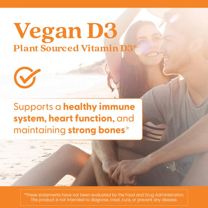 Doctors Best Vegan Vitamin D3 2500 IU Veg Caps - Vegan Vitamin D Supplement for Men & Women, Helps Support Calcium Absorption, Heart Health & Immune Support, - Maple Wellness Supplements