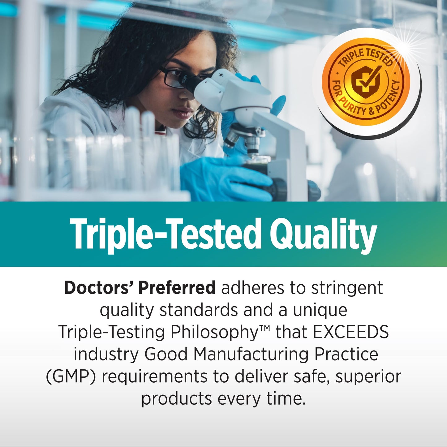 DOCTORS' PREFERRED Clinical Grade Supplement - Doctor Formulated | 1500 mg per Daily Serving | 90 Count - Maple Wellness Supplements