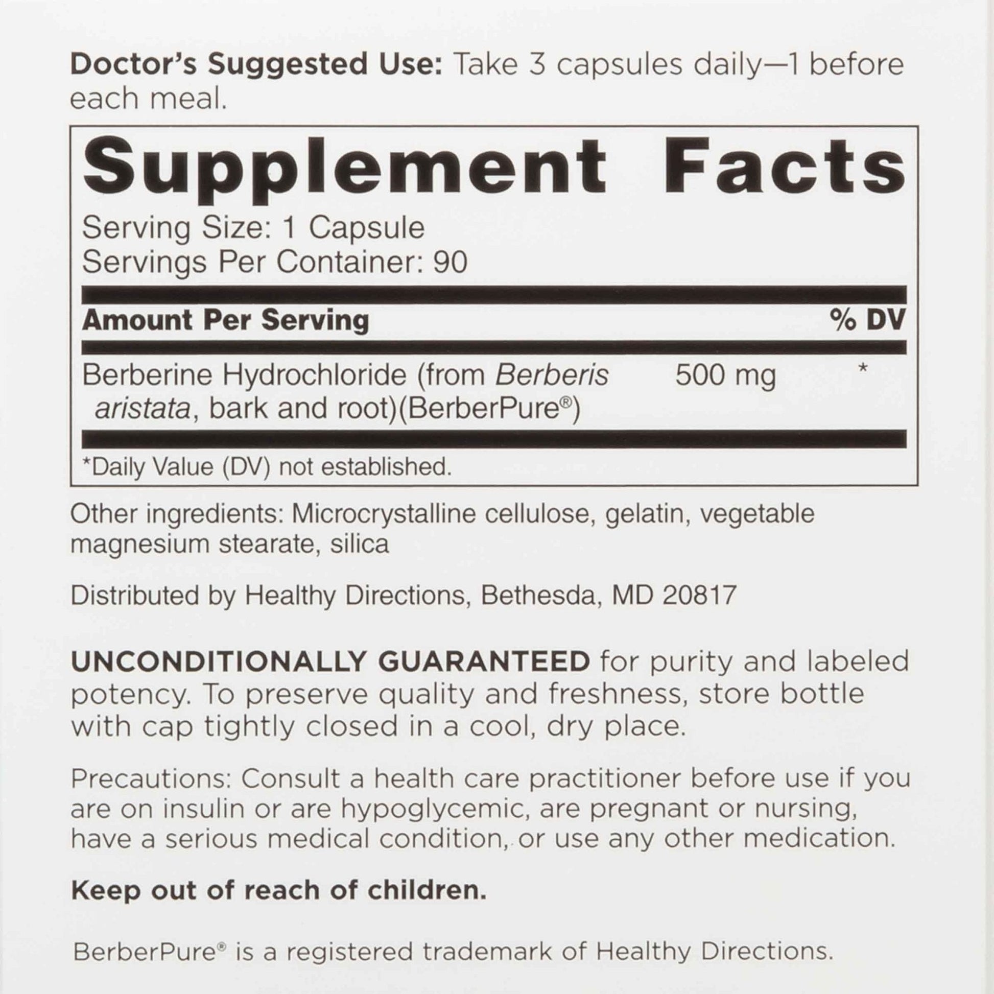 DOCTORS' PREFERRED Clinical Grade Supplement - Doctor Formulated | 1500 mg per Daily Serving | 90 Count - Maple Wellness Supplements