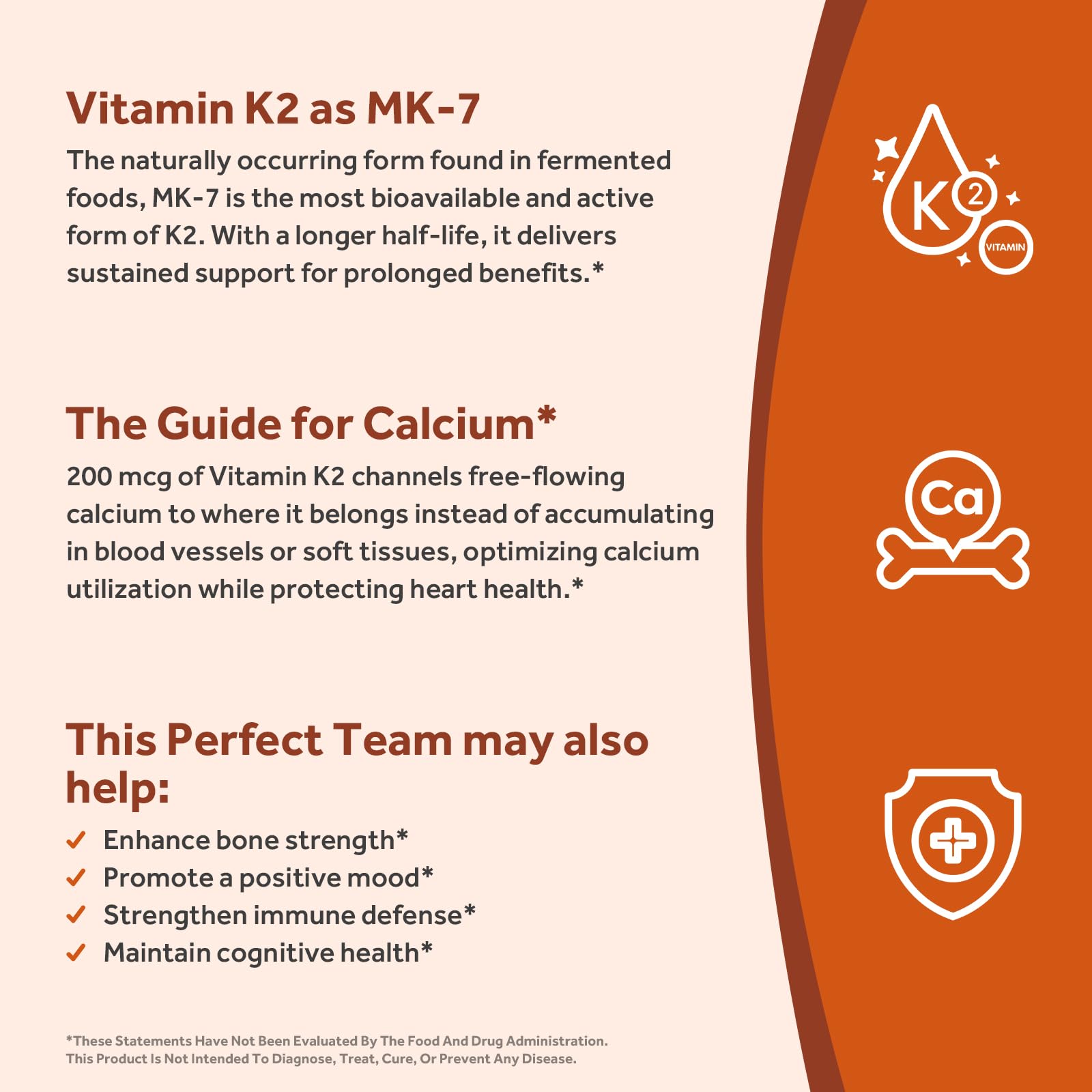 Doctor's Recipes Vitamin D3 K2, 10,000 IU, 200 mcg, MK-7, Strong Bone Density, Teeth, Immune, Heart Support, Energy, Calcium Absorption, - Maple Wellness Supplements
