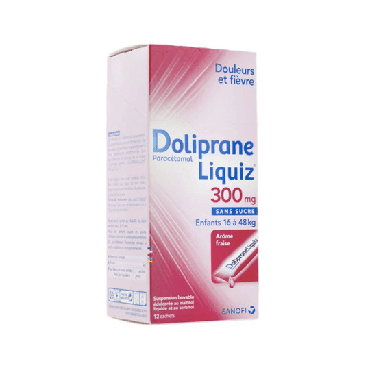 Doliprane Liquiz 300mg - SANOFI - Maple Wellness Supplements